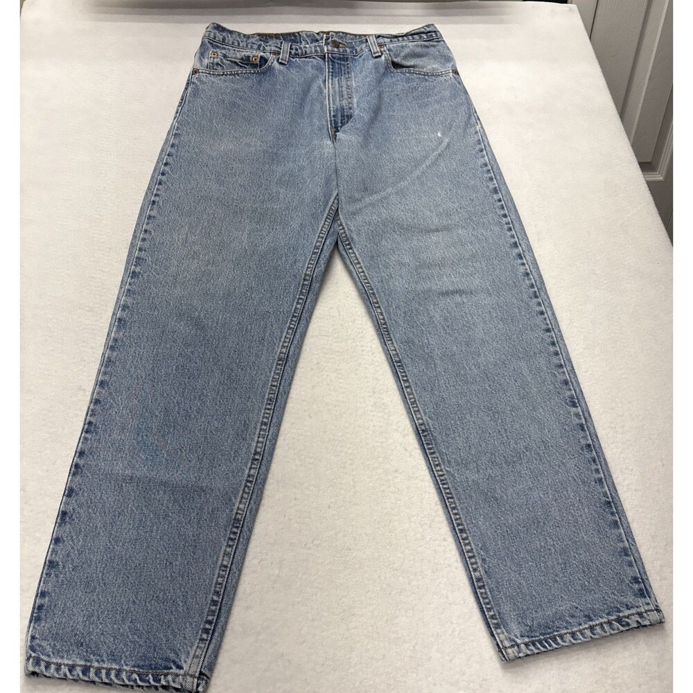 Vintage 90s Distress Levis 550 Relaxed Fit Mens Jeans 35x30 100% Cotton